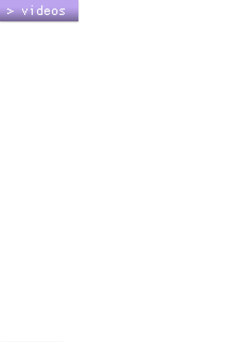 Videos list area with text overlay